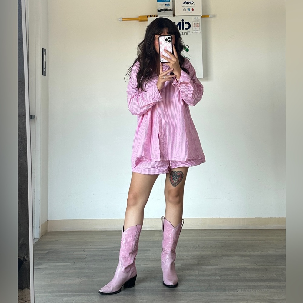 Princess Polly Chloe Set in Pink Stripe